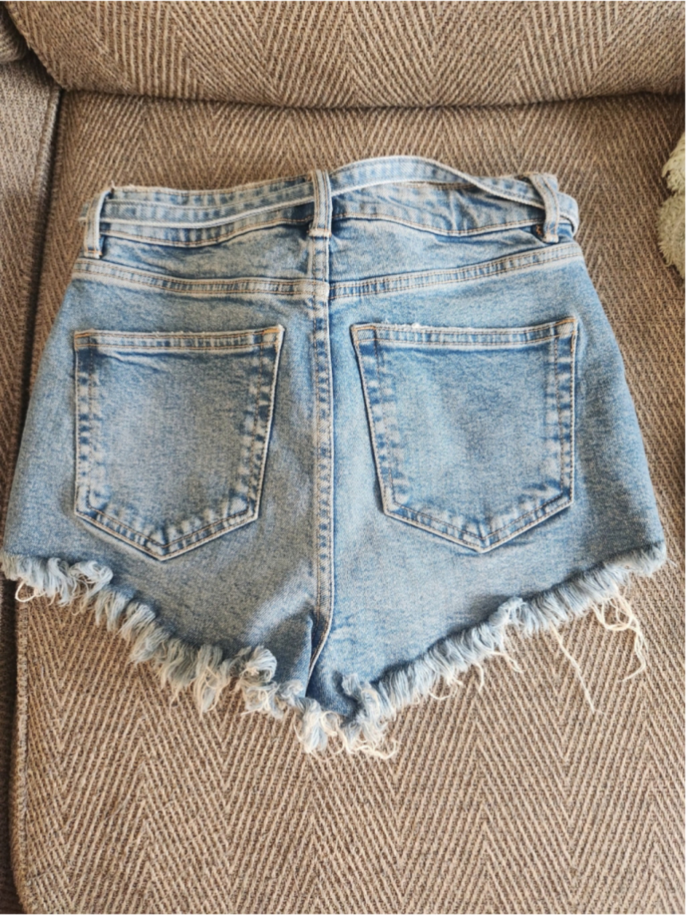 Zara Denim Jean Shorts Size 2 - Picture 8 of 8